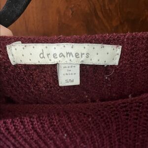 Dreamers Women's Deep Red Sweater